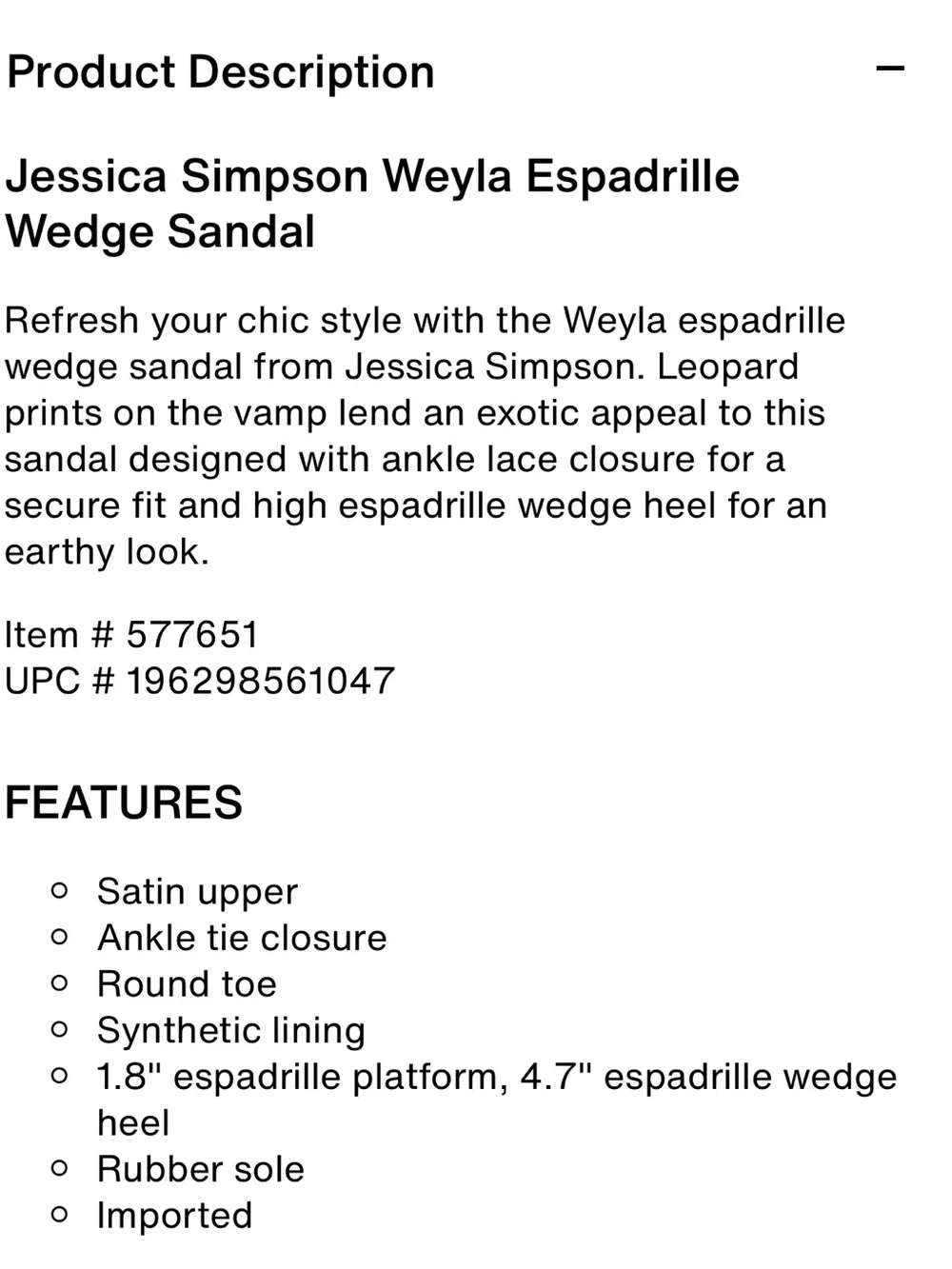 Jessica Simpson Wedges